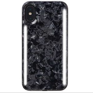 LuMee Duo Black Pearl iPhone X/XS Case